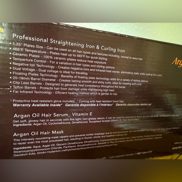 NWT HerStyler Argan Oil 6 Piece Styling system - Picture 12 of 16